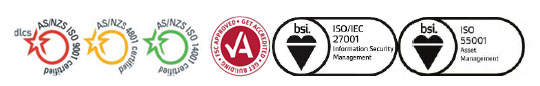 ISO-logos ISO Accreditations